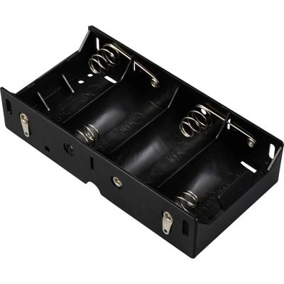 TRU COMPONENTS TC-13220484 Batterijhouder Aantal cellen: 4 D (mono) Soldeeraansluiting (l x b x h) 140 x 72 x 31 mm