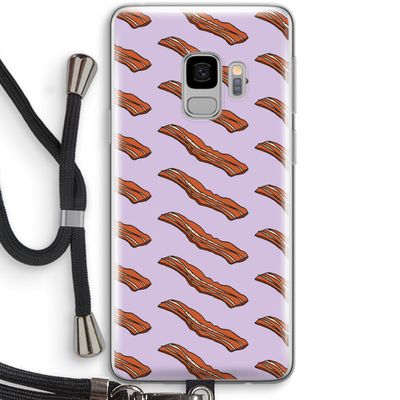 Bacon to my eggs #2: Samsung Galaxy S9 Transparant Hoesje met koord