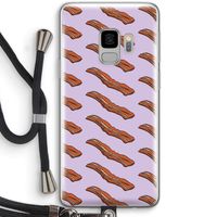 Bacon to my eggs #2: Samsung Galaxy S9 Transparant Hoesje met koord