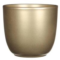 Mica Decorations Bloempot - goud - keramiek - 19 x 18 cm