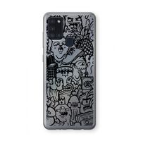 Vexx Black Mixtape: Samsung Galaxy A21s Transparant Hoesje