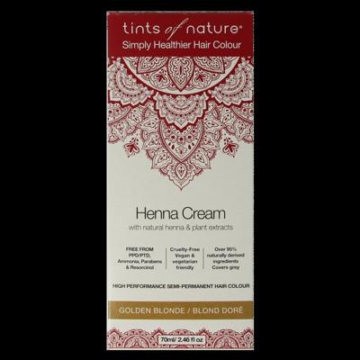 Tints Of Nature Henna cream golden blond semi permanent 70 Milliliter