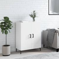 Dressoir 69,5x34x90 cm bewerkt hout hoogglans wit