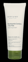 Mary & May Houttuynia Cordata +Tea Tree Cleansing Foam 150 ml Make-up verwijderaar en reiniger