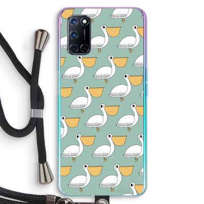 Pelican: Oppo A92 Transparant Hoesje met koord