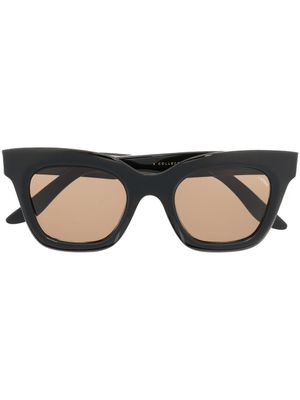Lapima lunettes de soleil Lisa à monture carrée - Noir