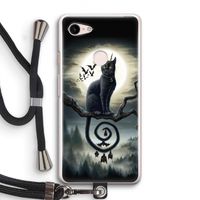 Moonlight Companions: Pixel 3 Transparant Hoesje met koord
