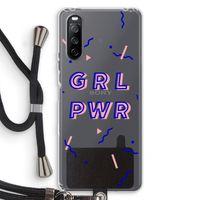 GRL PWR: Sony Sony Xperia 10 III Transparant Hoesje met koord