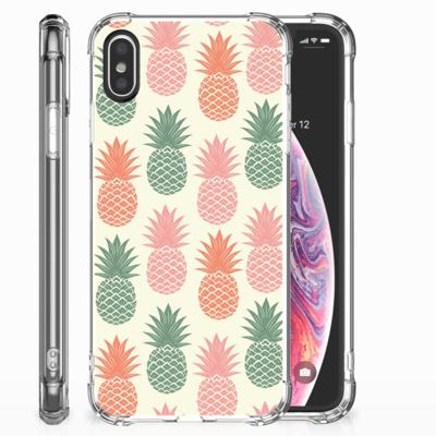 Apple iPhone X | Xs Beschermhoes Ananas Apple iPhone X | Xs Beschermhoes Ananas