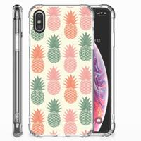 Apple iPhone X | Xs Beschermhoes Ananas Apple iPhone X | Xs Beschermhoes Ananas