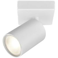 LED Plafondspot - Brinton Betin - GU10 Fitting - 1-lichts - Rond - Mat Wit - Kantelbaar - Aluminium - Philips - CorePro - thumbnail