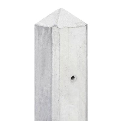 Berton paal Schelde wit/grijs hoekmodel 190 cm Tuindeco - Tuindeco