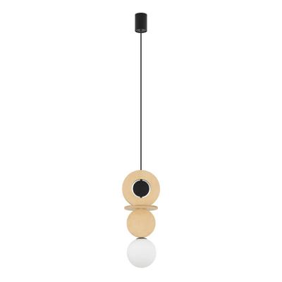 Lyora Design hanglampDrops Wood A 1-lichts hout - 11173