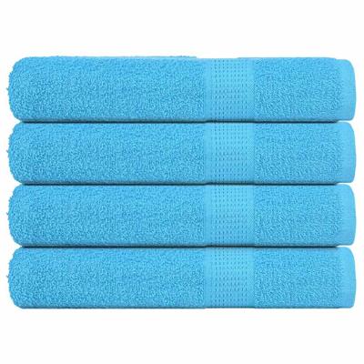 VidaXL Saunahanddoeken 4 st 80x200 cm 360 g/m² 100% katoen turquoise