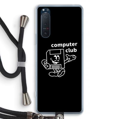 Floppyhead: Sony Xperia 5 II Transparant Hoesje met koord