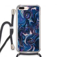 Mirrored Mirage: iPhone 8 Plus Transparant Hoesje met koord
