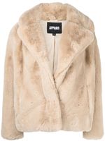 Apparis manteau oversize en fourrure artificielle - Tons neutres