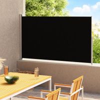 Tuinscherm uittrekbaar 220x300 cm zwart - thumbnail
