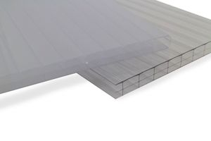 Polycarbonaat kanaalplaat plus 2UV | 16 mm | Opaal | 1050 x 2000 mm