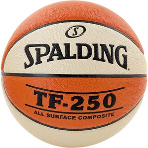 Spalding Basketbal TF250 All Surface Composite maat 6 oranje creme