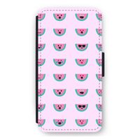 Smiley watermeloenprint: iPhone 11 Pro Max Flip Hoesje