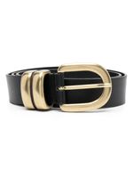 By Malene Birger ceinture Zoira en cuir - Noir - thumbnail