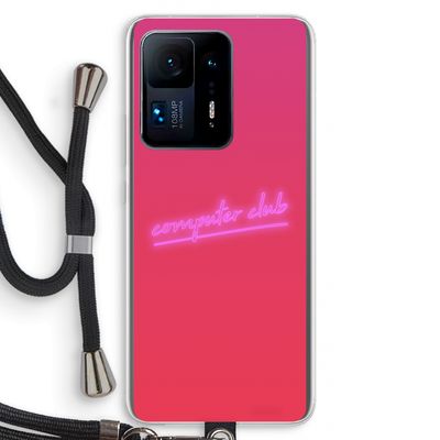 Vice Glow: Xiaomi Mi Mix 4 Transparant Hoesje met koord
