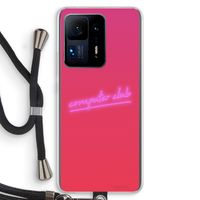 Vice Glow: Xiaomi Mi Mix 4 Transparant Hoesje met koord