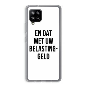 Belastinggeld: Samsung Galaxy A42 5G Transparant Hoesje