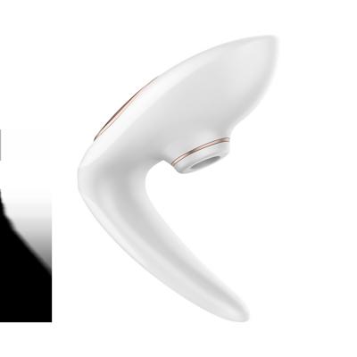 Satisfyer Pro 4 - Couples Air Pulse Stimulator en Vibratie - Wit/Roze Goud