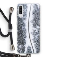 Snøfall: Samsung Galaxy A70 Transparant Hoesje met koord Snøfall: Samsung Galaxy A70 Transparant Hoesje met koord
