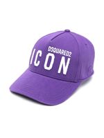 DSQUARED2 KIDS casquette à logo Icon brodé - Violet - thumbnail