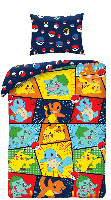 Pokemon Dekbedovertrek ready 140 x 200 cm - 90 x 70 cm - Katoen