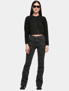 Urban Classics / trui Ladies Cropped Feather in zwart