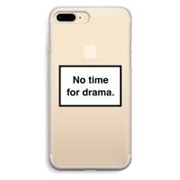No drama: iPhone 7 Plus Transparant Hoesje