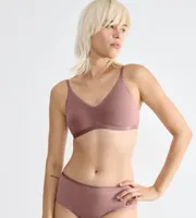 Katoenen soft Bh zonder beugel - Daily Cotton soft bra - Biologisch katoenen bralette met sluiting