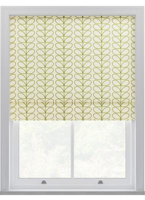 Orla Kiely - Vouwgordijnen - Lineaire Stengel Donkergroen Gras