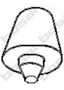 Aanslagrubber, demper 255808