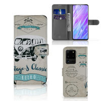 Samsung Galaxy S20 Ultra Telefoonhoesje met foto Retro VW Bus - thumbnail