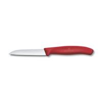 Victorinox Schilmesje rvs/rood glad 8cm