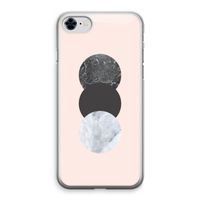 Marmeren cirkels: iPhone 8 Transparant Hoesje Marmeren cirkels: iPhone 8 Transparant Hoesje