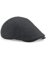 Beechfield CB623 Melton Wool Ivy Cap - Charcoal Marl - One Size - thumbnail