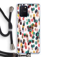 Tropical Dots: Samsung Galaxy Note 10 Lite Transparant Hoesje met koord