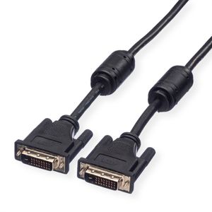 ROLINE Monitorkabel DVI, M/M, (24+1) dual link, 7,5 m