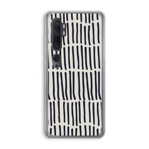 Moroccan stripes: Xiaomi Mi Note 10 Pro Transparant Hoesje
