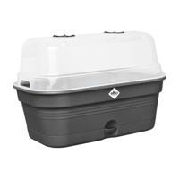 ELHO Green Basics Allin1 L Grow Tray - Zwart - L 39 x B 23 x H 15 cm - kweken en oogsten - 100% gerecycled