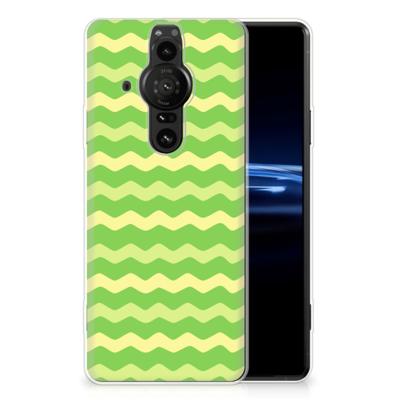 Sony Xperia Pro-I | TPU bumper | Waves Green