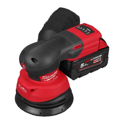 Milwaukee M18 FUEL™ FROS125-502X Accu excenterschuurmachine 125mm 18V 5.0Ah in HD-Box - 4933498254