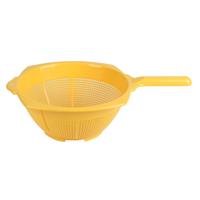 Urban Living Keuken vergiet Liberty - geel - Dia 25 cm - vergiet voor voedsel - Kunststof