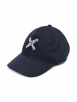 Kenzo Kids casquette à logo imprimé - Bleu